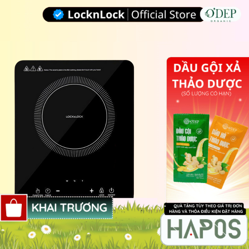 Bếp điện từ cảm ứng LocknLock Chính hãng  EJI311 - HAPOS LBE