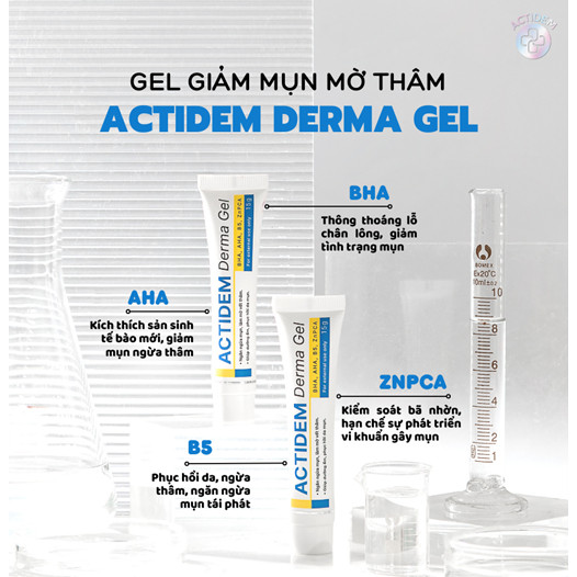 Gel Actidem Derma/Extra Gel 18g giảm mụn, dưỡng ấm