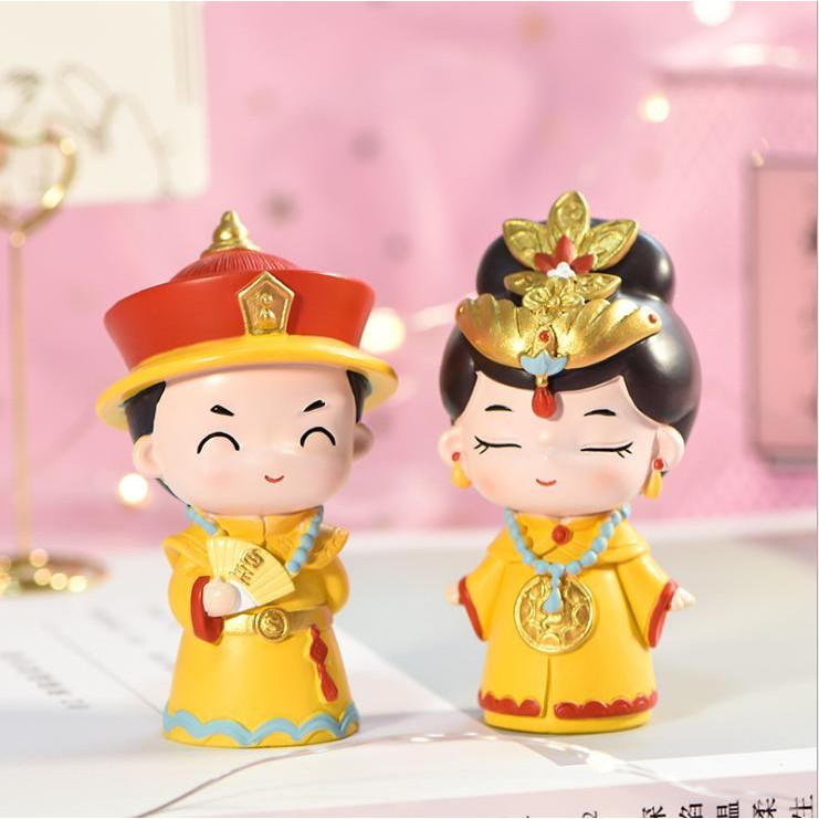 Mô hình đức Vua và Hoàng Hậu nhà Thanh, XiuXiu DIY Store