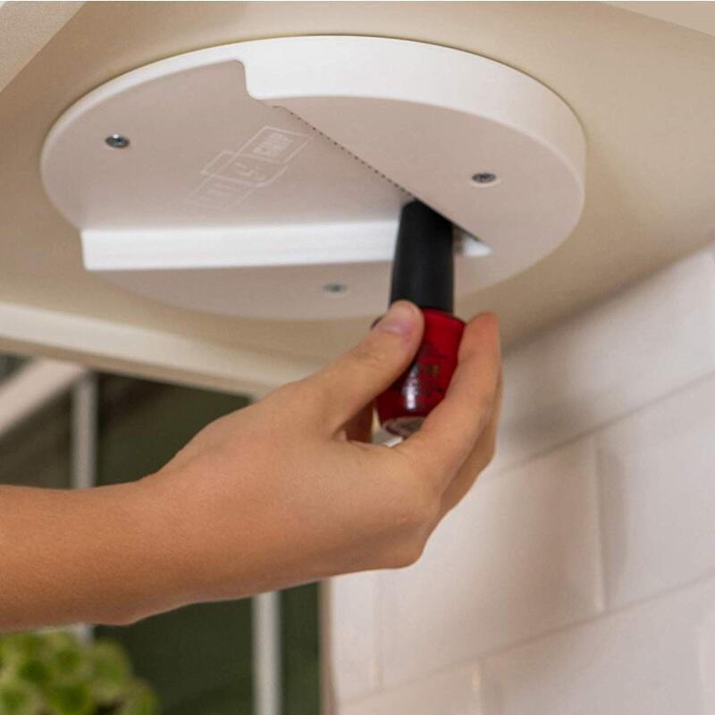 New Product#Lazy Round Can Opener Kitchen Multifunctional Bottle Opener Lid Opener Under Table Large