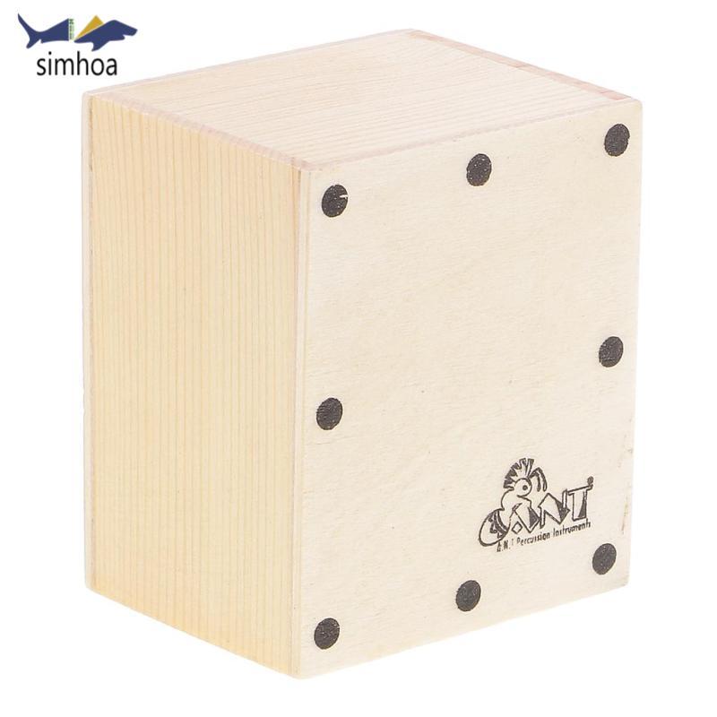 Simhoa Small Cajon Carring Máy lắc cát cầm tay Bộ gõ Mini 6,5 x 5,2 x 4,3cm