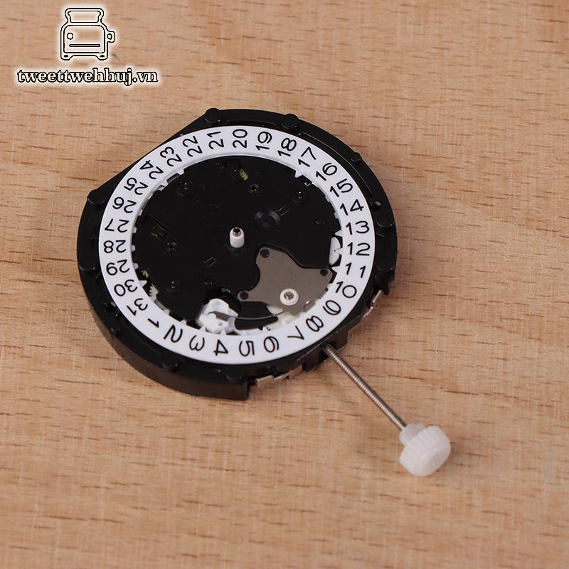 Tweeduj PE903 Phong trào Sunon Pe90 Trung Quốc Ligne Thạch Anh Ba Tay Có 3 Mắt Ngày Chronograph Nhỏ 