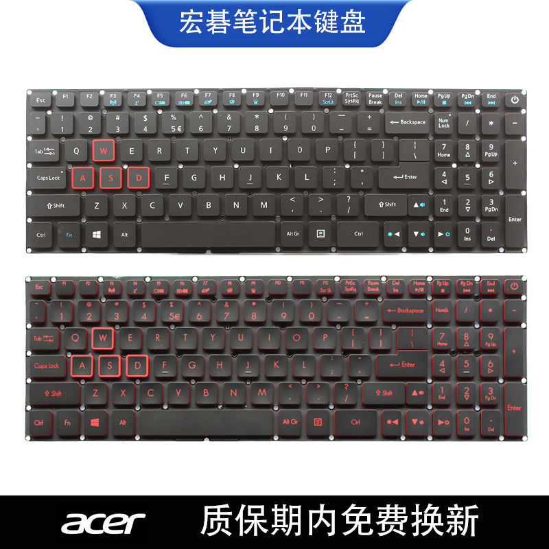 Thích hợp cho đế bàn phím Acer VX15 AN515-51 / 52 53 N16C7 N17C1 N17C7 VX5-591G