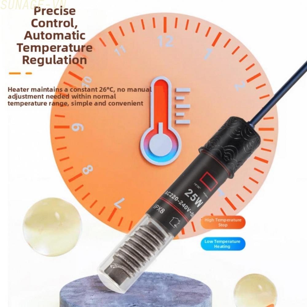 【SUNAGE】Fish Tank USB Heater 10W Compact Automatic 26 Degree Celsius Temperature Control【HOT Fashion