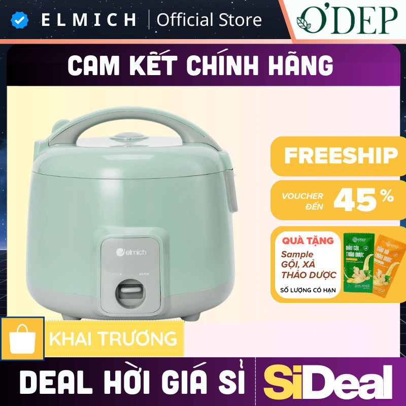 Nồi cơm điện Elmich 1.2L RCE-9126 - SIDEAL SIA