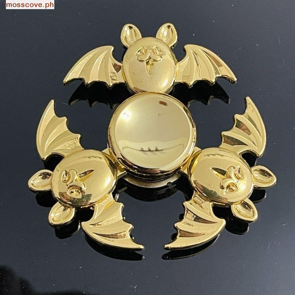 MOSCOVE​ Ngón Tay Spinner, Cool Brass Color Fidget Spinner, Tay Spinner Kim Loại Hợp Kim Kẽm Vui Tay
