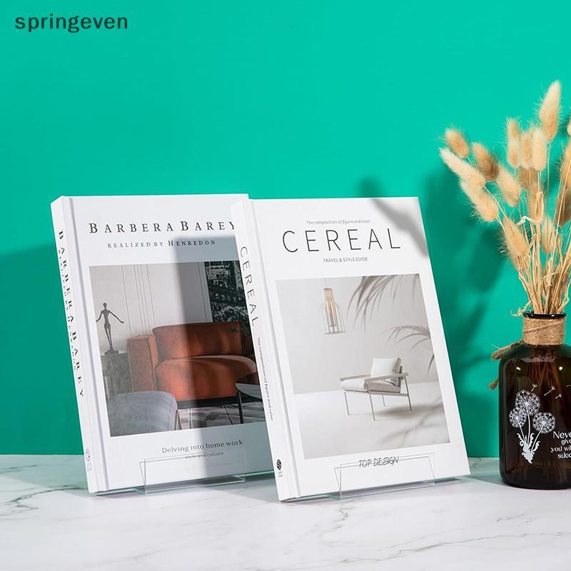 Springeven Comic Book Display Acrylic Book Display Holdering Book Frame Clear Laptop Stand Tạp Chí D
