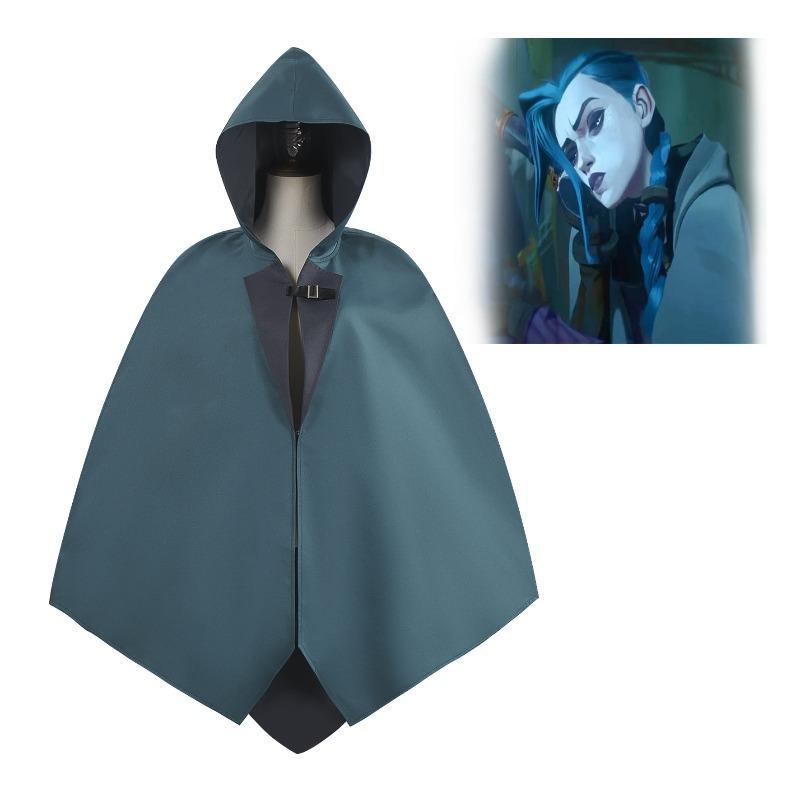 Jinx Cosplay Áo từ Liên Minh Huyền Thoại Arcane, phù hợp cho Halloween
