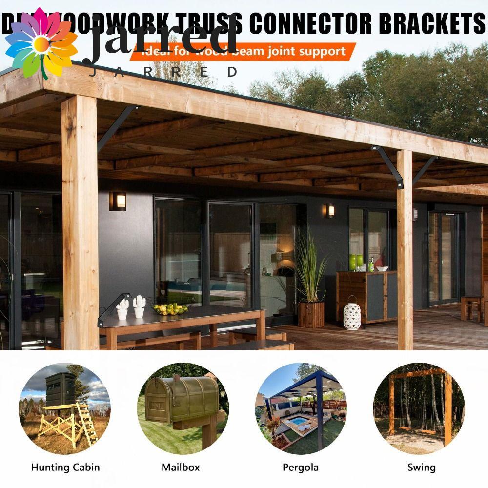 Giá đỡ kim loại JARRED, Thanh gia cố dày hạng nặng, Thanh giằng 45° Tăng cường khung bên trong Gazeb