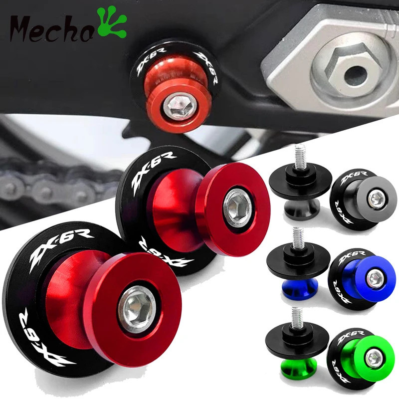 ZX-6R M8 Xe Máy Xoay Đứng Vít Tay Xoay Ống Trượt Cho KAWASAKI Ninja ZX6R ZX 6R ZX636 zx6r 2015-2022 