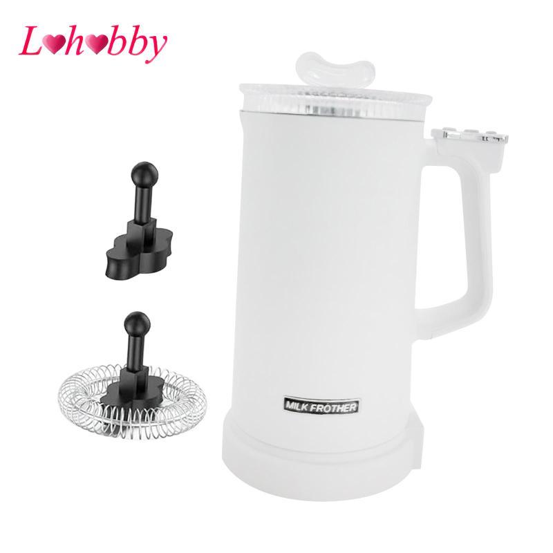 Máy tạo bọt sữa điện 600ml Chức năng 4 trong 1 Máy tạo bọt nóng lạnh cho Latte Cappuccinos Macchiato Froth sô cô la nóng