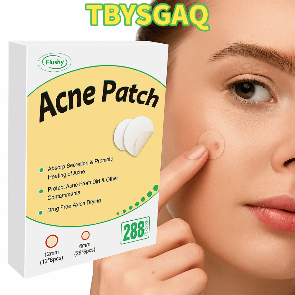 TRYSGAQ 288 Miếng Dán Mụn, Miếng Dán Mụn Vô Hình Hydrocolloid Tròn, Miếng Dán Sửa Chữa Chống Thấm Nư