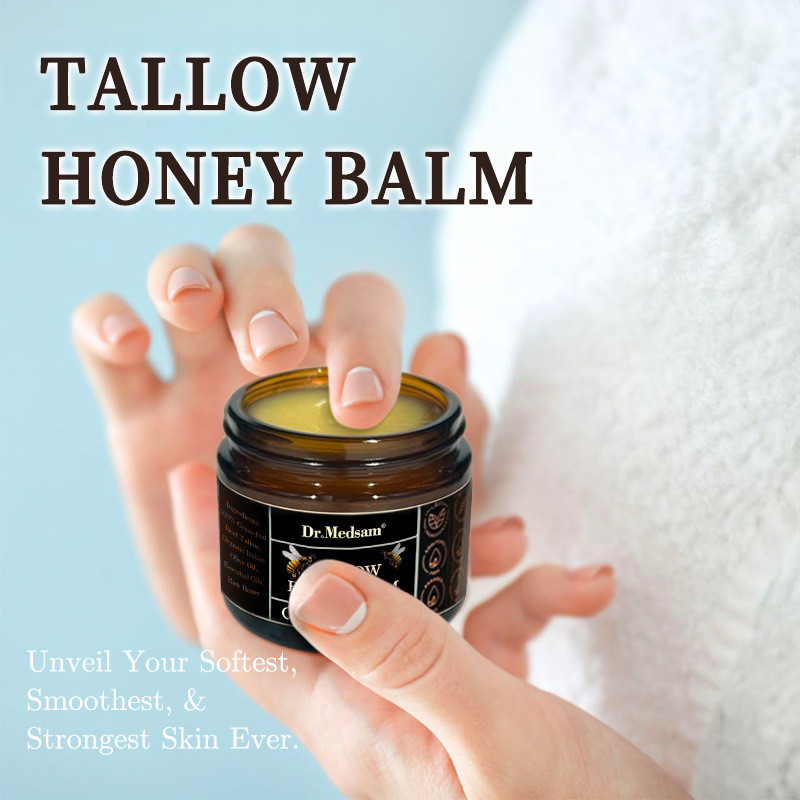 < Giảm Giá > Bò Tallow Balm Bò Hữu Cơ Tự Nhiên Bò Ruồi Mật Ong Dưỡng Ẩm Bò Tallow Balm 10.12