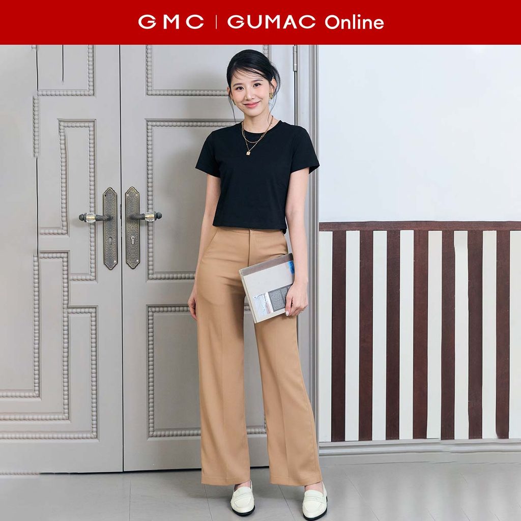 [MUA 2 GIẢM 25K] Quần tây nữ dáng ống suông chất cotton silk thời trang GUMAC LQF0113 - LQF0919