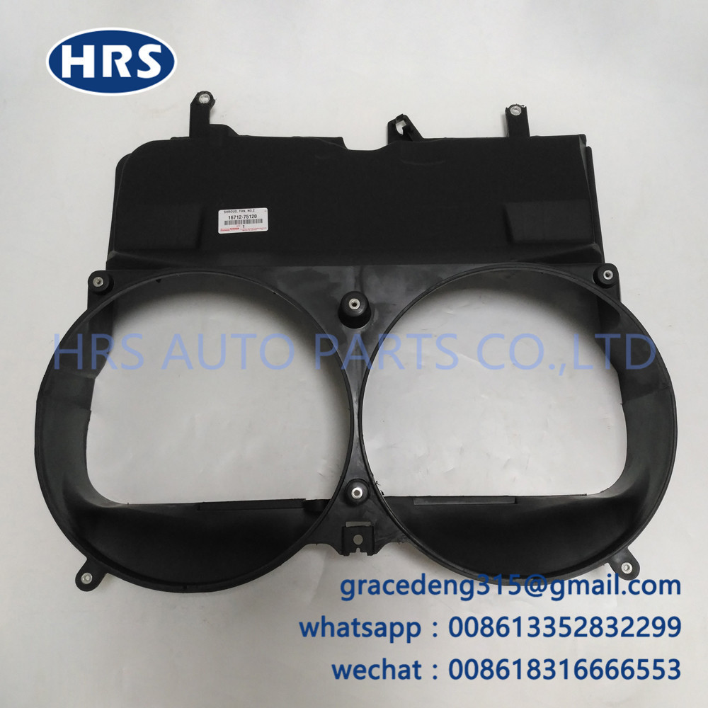 16712-75120 Thích hợp cho Toyota Sea Lion 2KD Quạt che HRS Đen Thích hợp cho Toyota Sea Lion