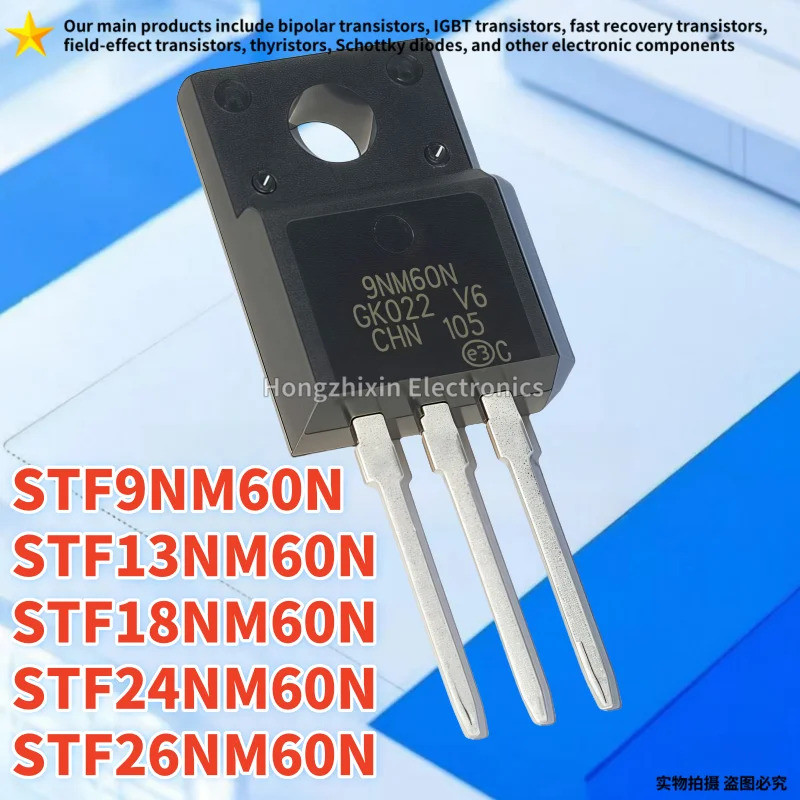 5 Chiếc STF9NM60N 9NM60N STF13NM60N 13NM60N STF26NM60N 26NM60N STF24NNM60N 24NM60N STF18NM60N TO-220