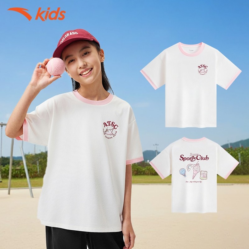 Anta Kids Áo Phông Thể Thao Bé Gái 3625B8104