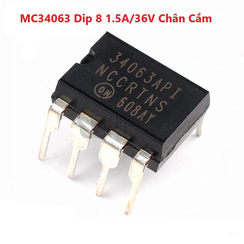 IC Chuyển Đổi Điện Áp MC34063 Dip 8 1.5A/36V Chân Cắm, MC34063 SOP 8 1.5A/36V SMD, 34063