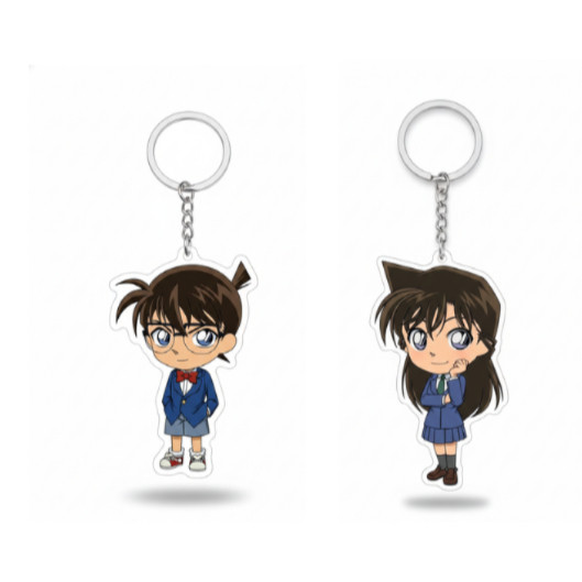 Móc khoá Căp đôi Shinichi Kudo & Ran Mouri Chibi