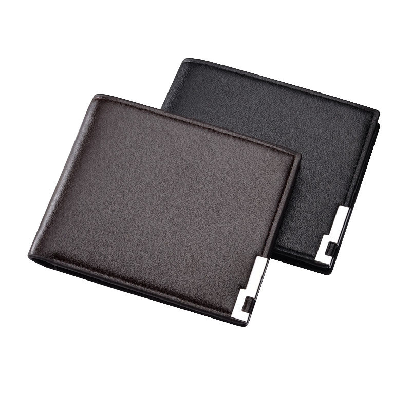 Premium In-Stock#Men's Short Wallet Business Simple Men's Wallet Customization man wallet1DAILY