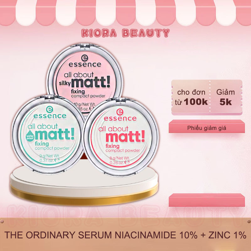 Phấn Phủ Essence Banana Powder 9g – Phấn Chuối Kiềm Dầu, Cố Định Trang Điểm, Tạo Lớp Nền Mịn Màng