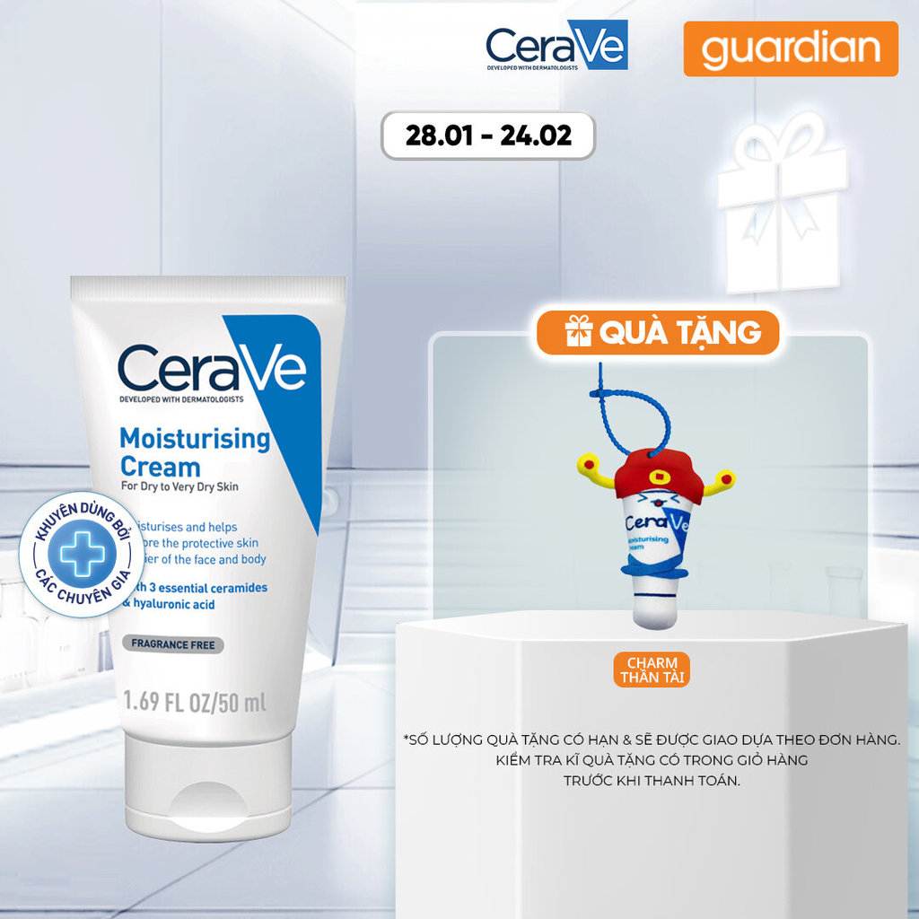 Kem Dưỡng Ẩm Dành Cho Da Khô Cerave 50Ml