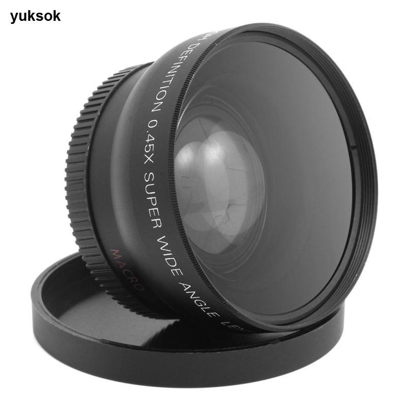 Ống kính Macro góc rộng chuyên nghiệp 52mm 0,45x cho Nikon D3000 D3100 D5000 D5100 7000D D3200 SLR k