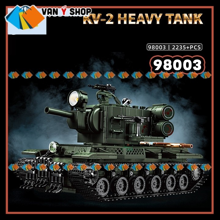 Mô hình Tank KV2 Mô hình Tank Quân sự Hạng Nặng KV2 98003