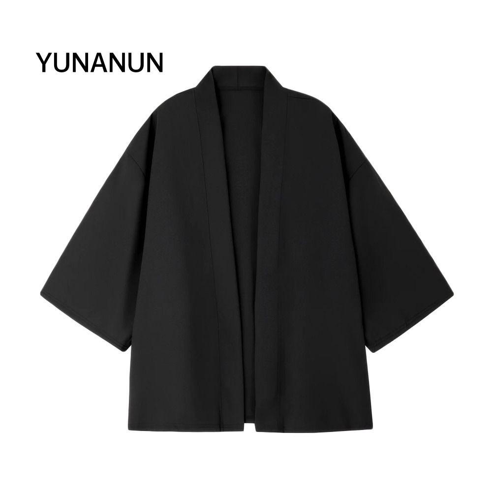 Áo len nam chống nắng nhẹ phong cách kimono Nhật Bản