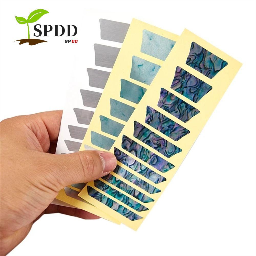 SPDD Cross Inlay Đề Can Siêu Mỏng Guitarra Phụ Kiện Guitar Inlay Miếng Dán Đàn Guitar Điện Bass PET 