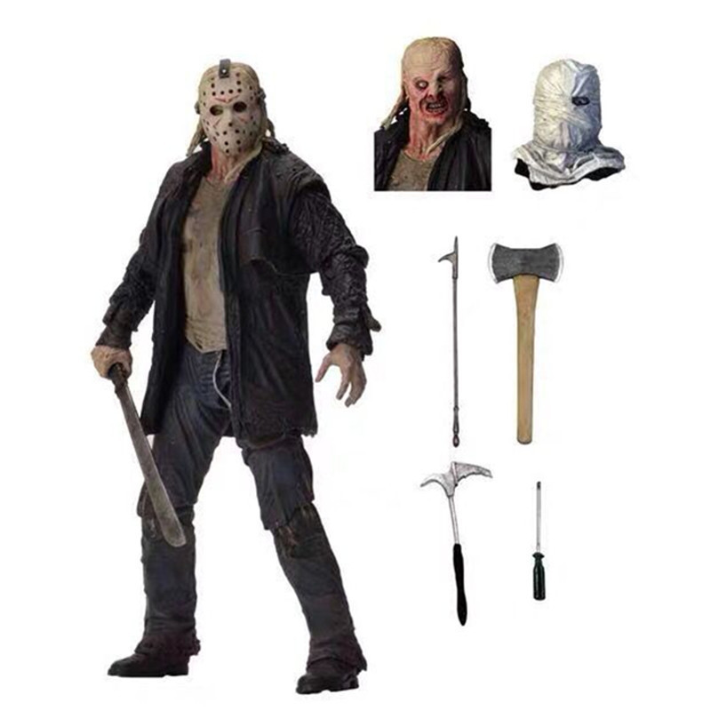 Friday the 13th 2009 Phiên bản Jason Voorhees NECA 39720 7 Inch Hình di chuyển được