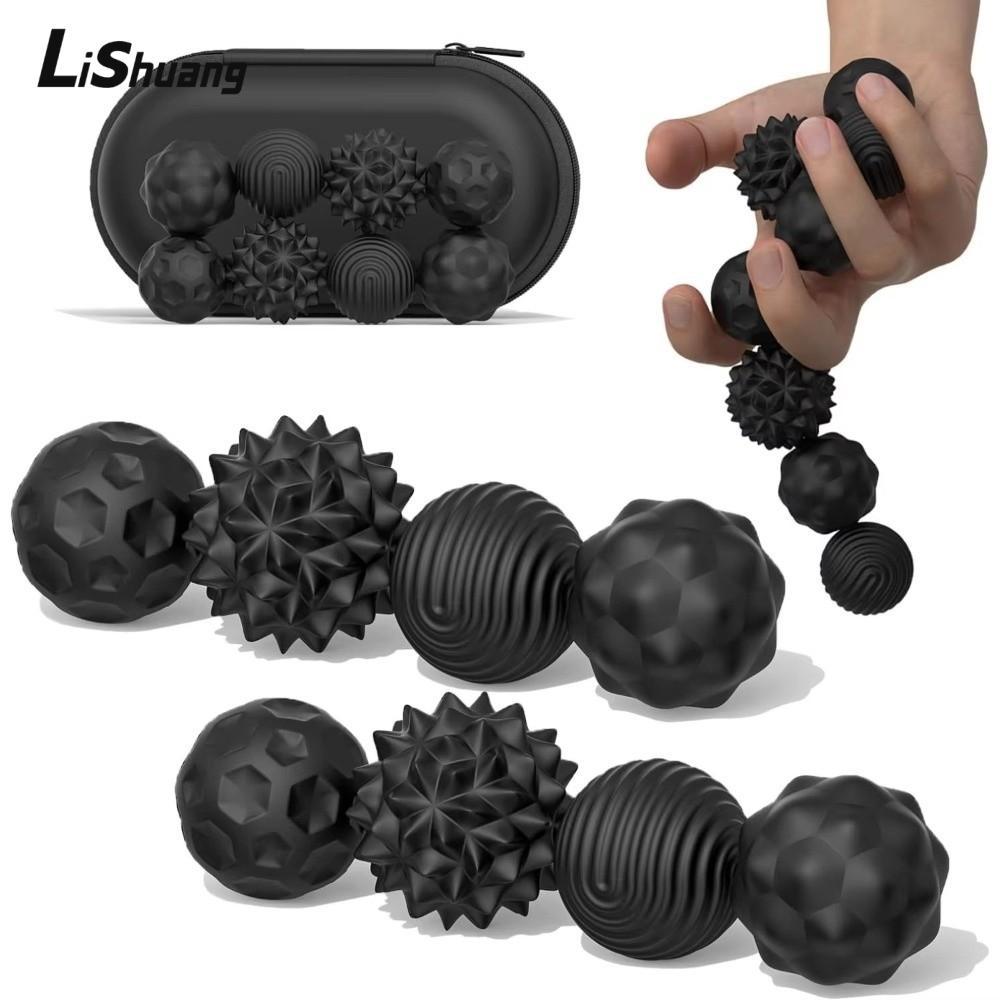 LISHUANG Fidget Toy, Quả bóng cảm giác từ tính Thiết kế làm dịu bóng từ tính bằng silicon, Đồ chơi E