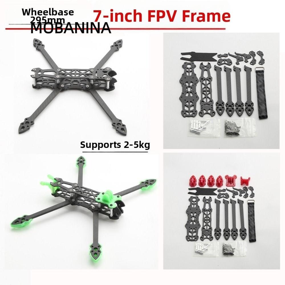 Phụ kiện máy bay không người lái đua MOBANINA FPV, Cánh tay nhiều màu bằng sợi Carbon cho Mark4 7 in