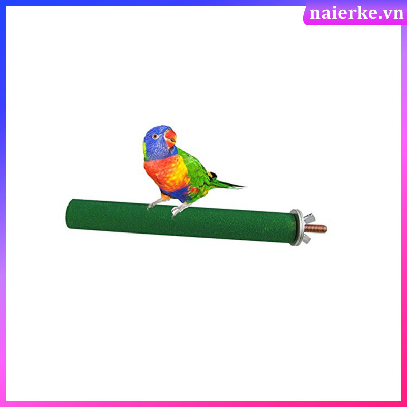 🏠 Giá Gỗ Nhiều Màu An Toàn Vẹt, Đồ Chơi Kích Thích Vận Động, Phù Hợp Với Hầu Hết Lồng 70x12 cm