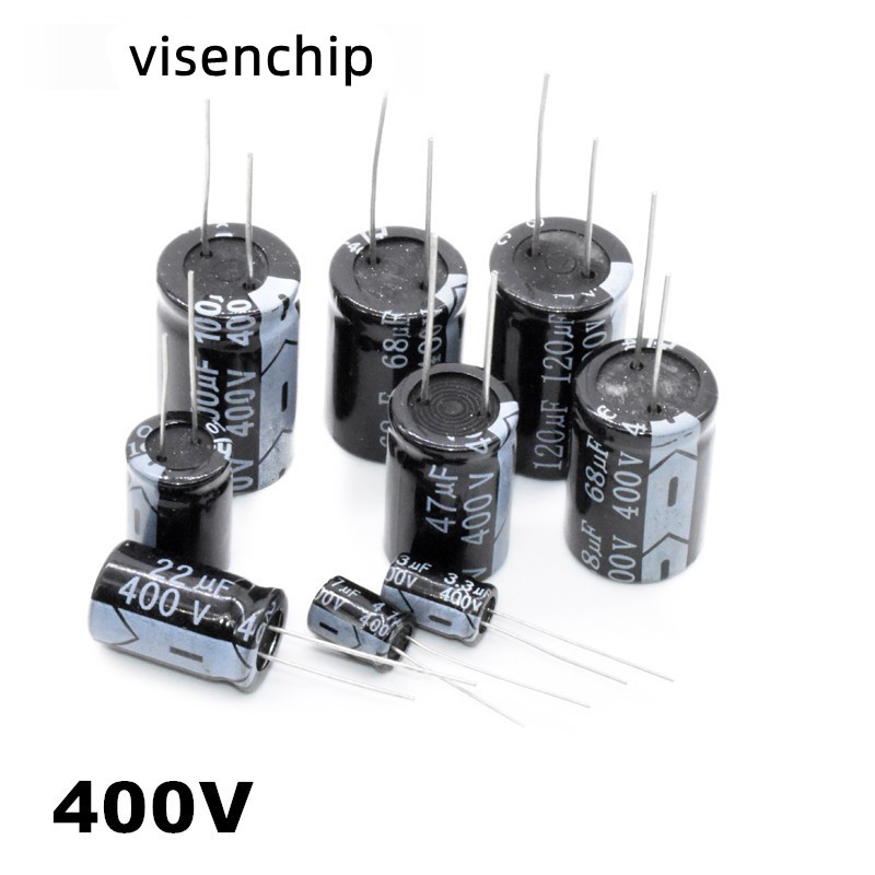 5 CÁI tụ điện điện phân nhôm 400V 22UF 33UF 47UF 68UF 100UF 150UF