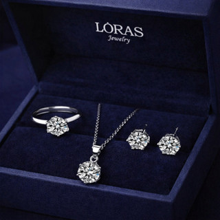 Combo phụ kiện  vòng cổ titan khong gỉ nhẫn titan không gỉ bông tai nữ combo  dây chuyền nhẫn lắc tay nữ đính đá LORAS 1