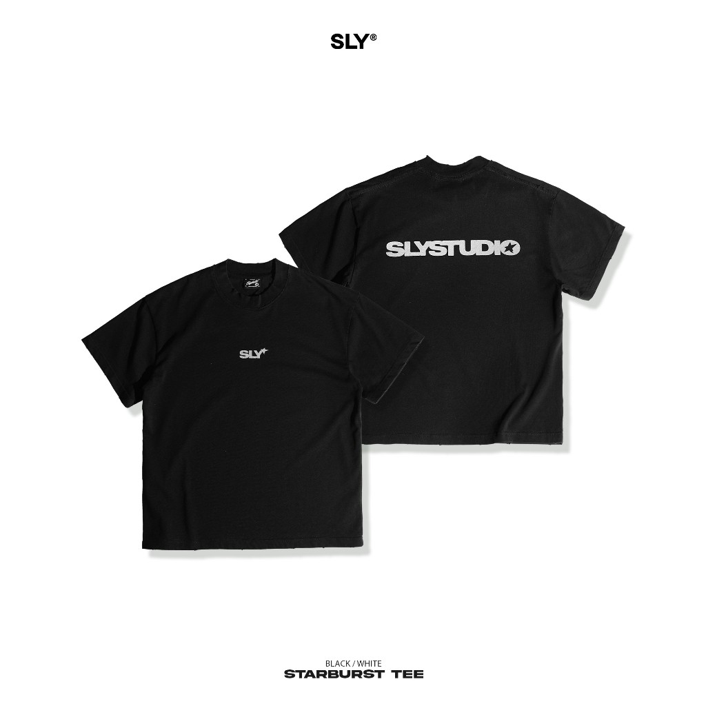 Áo thun SLY washed Starburst Black