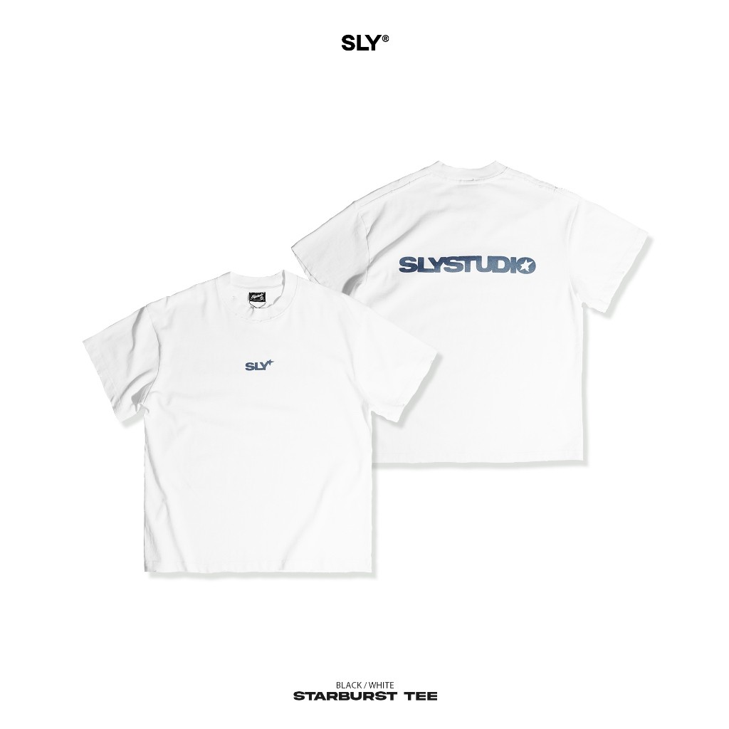 Áo thun SLY washed Starburst White