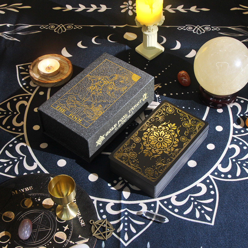 Witte Nhựa pvc Tarot Thẻ Đóng Hộp Chống Thấm Nước Witte Tarot Phong Cách Mới Người Mới Bắt Đầu Thẻ C