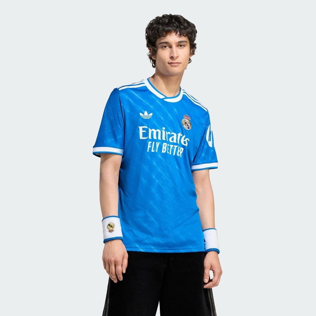 adidas Football Real Madrid 25/26 Third Jersey Men Blue JV5845
