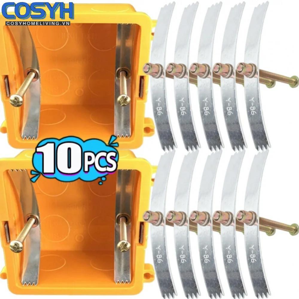 <cosyh>Junction Box Clip Kit Toolbox Friendly Storage Installer Tool Screw Fixing Tool