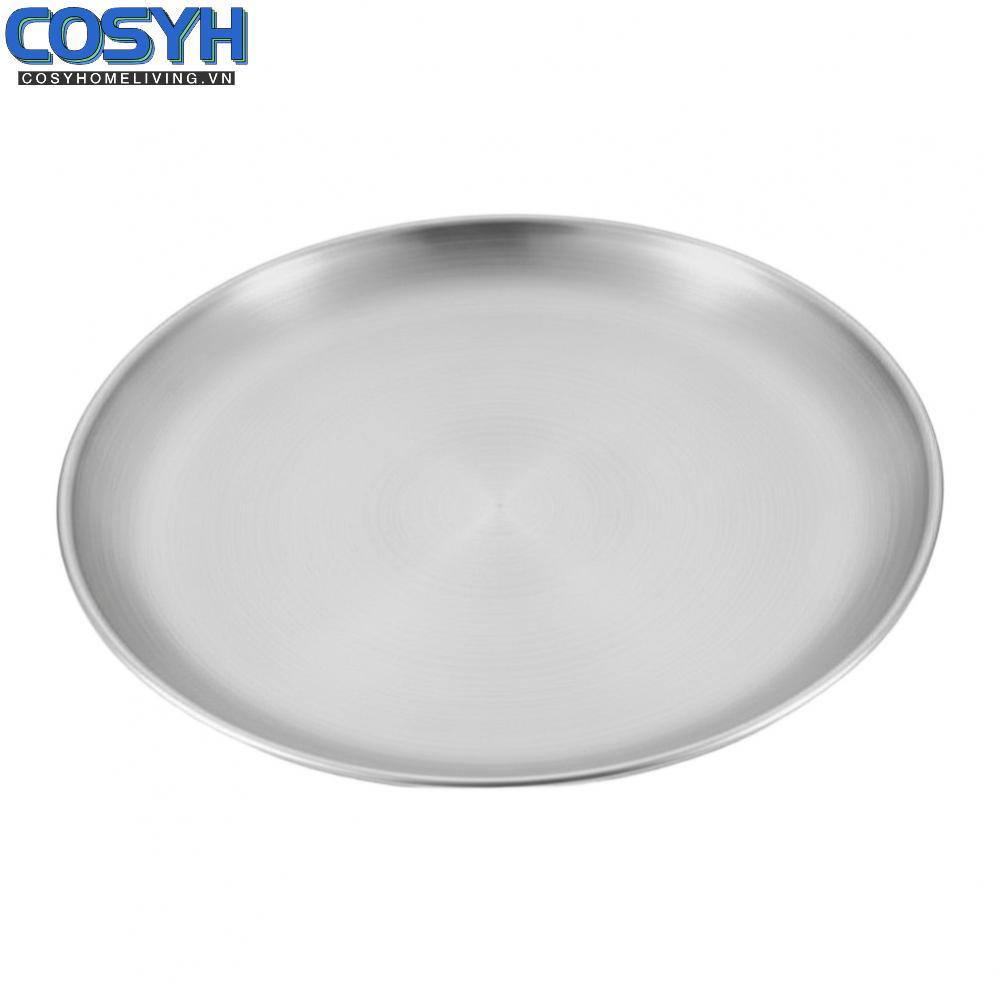 <cosyh>Stainless Plate Set Suitable For Outdoor Use Stainless Steel Heat Resistant