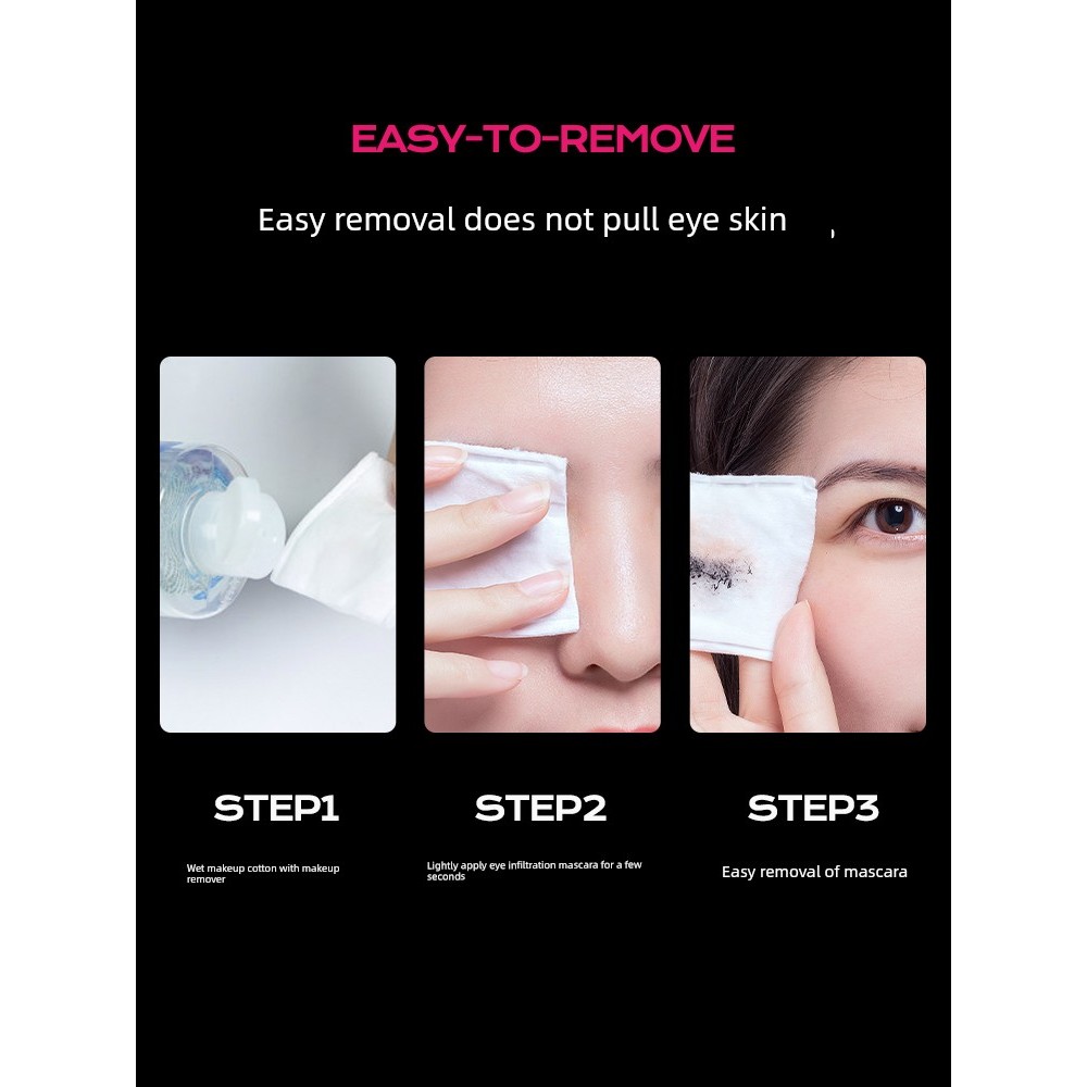 MISTINE Thái Lan MISTINE Mascara Dày Chống Thấm Nước Dài Uốn Hai Đầu Chống lem Chính Hãng MISTINE