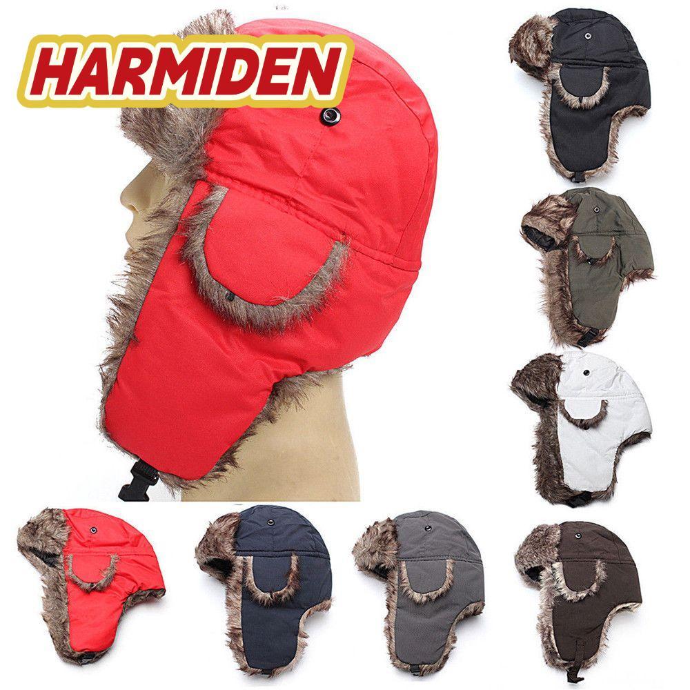 Mũ mùa đông HARMIDEN Mũ lông thú ấm áp Mũ mùa đông