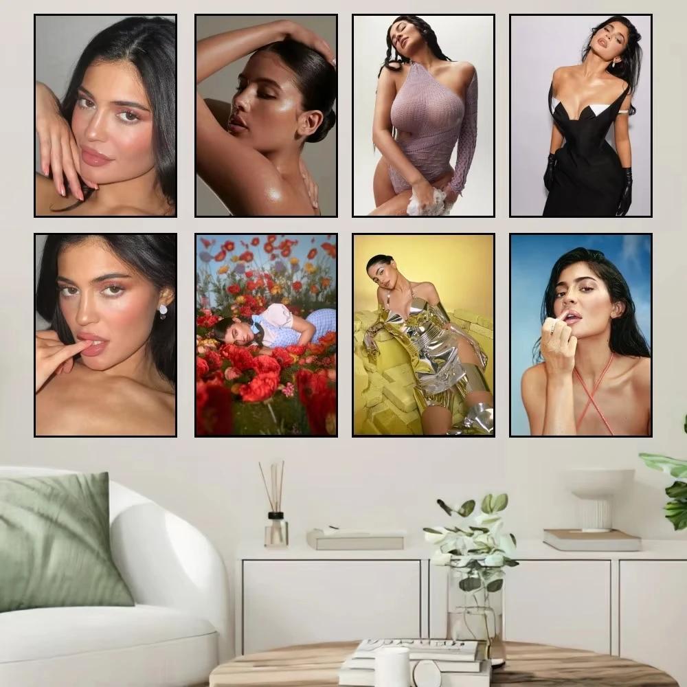 K Kylie Cool J Jenner Canvas Poster Nghệ Thuật Treo Tường Trang Trí Nhà In Hình Thanh Lịch Cho Không