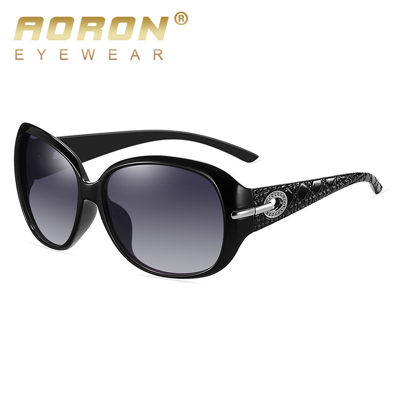 Kính mát nữ Aoron kiểu dáng lớn trend, có đính kim cương nhỏ - Mã 3038