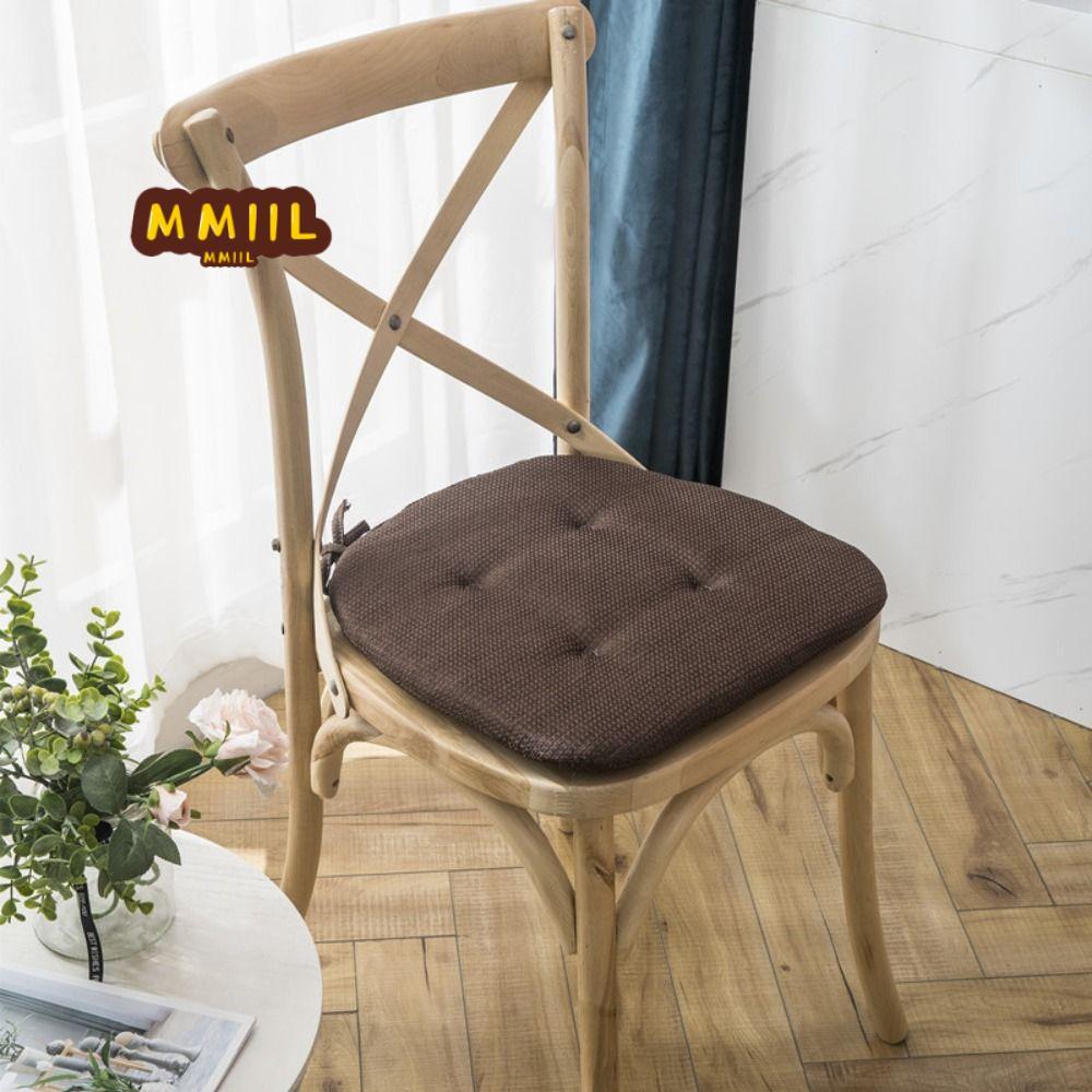 Đệm Ghế HIFUN Ấm Áp Nhà Cotton-ramie Mềm Màu Trơn Lớp Học Ghế Thảm