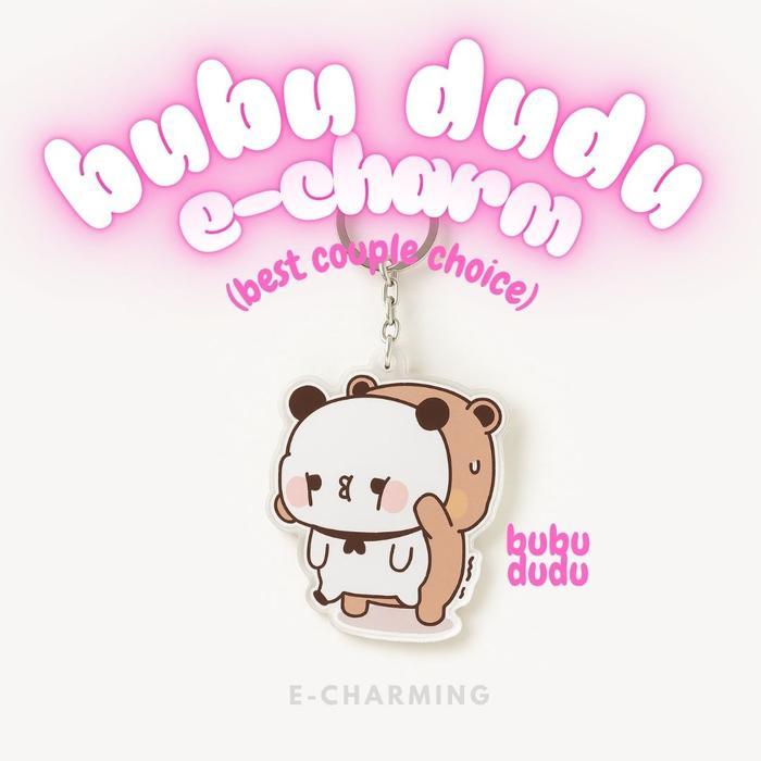 Bubu Dudu Flazz, e-Money, TapCash - eCharming Acrylic Keychain - Bubu Dudu, Flazz