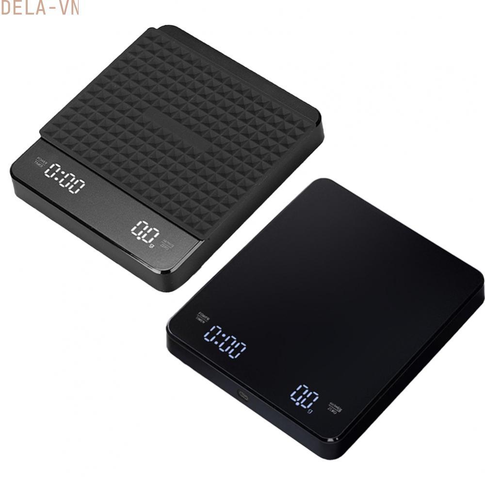 Durable Brewed Coffee Electronic Scale with Clear LCD and Temperature Resistance#DELA