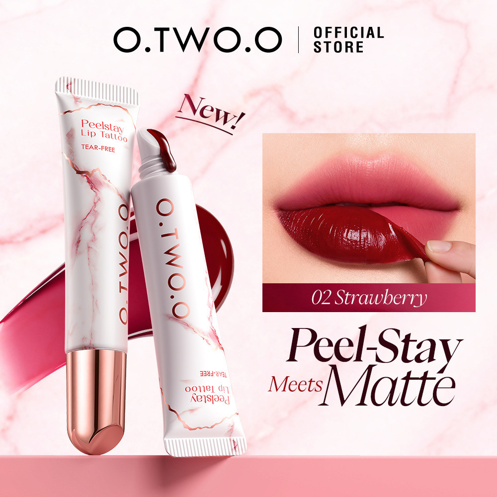 OTWOO Lock Color Tear Not Fade Lip Glaze Dễ dàng tô màu Son môi cốc chống dính